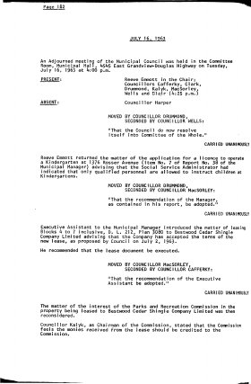16-Jul-1963 Meeting Minutes pdf thumbnail