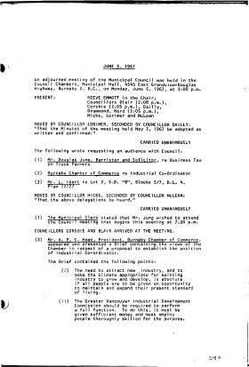 5-Jun-1967 Meeting Minutes pdf thumbnail