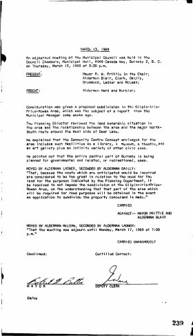 13-Mar-1969 Meeting Minutes pdf thumbnail