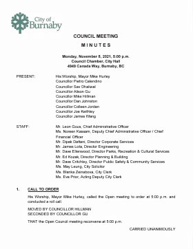 08-Nov-2021 Meeting Minutes pdf thumbnail