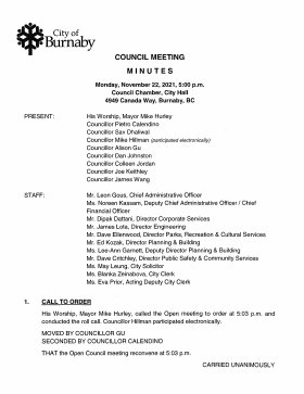 22-Nov-2021 Meeting Minutes pdf thumbnail