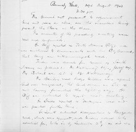 29-Aug-1903 Meeting Minutes pdf thumbnail