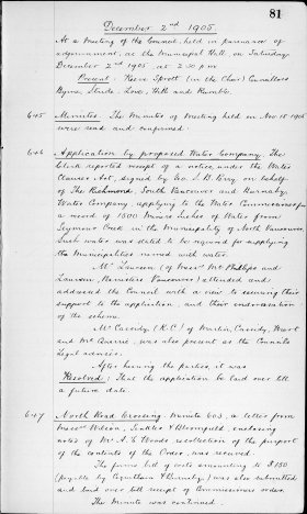 2-Dec-1905 Meeting Minutes pdf thumbnail