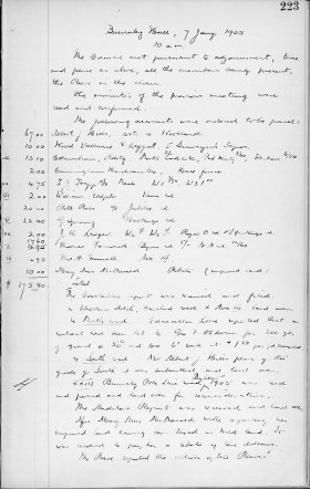 7-Jan-1905 Meeting Minutes pdf thumbnail