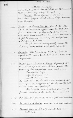 5-May-1906 Meeting Minutes pdf thumbnail
