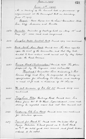 1-Jun-1907 Meeting Minutes pdf thumbnail