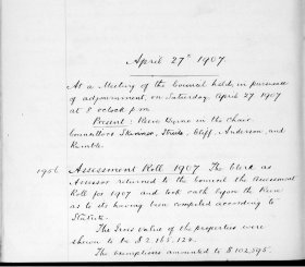 27-Apr-1907 Meeting Minutes pdf thumbnail