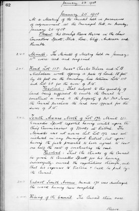 20-Jan-1908 Meeting Minutes pdf thumbnail