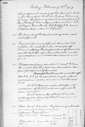 12-Feb-1909 Meeting Minutes pdf thumbnail