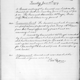 15-Jun-1909 Meeting Minutes pdf thumbnail