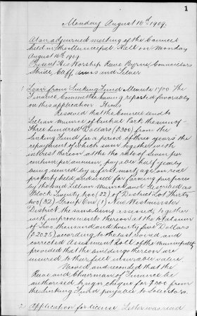 16-Aug-1909 Meeting Minutes pdf thumbnail