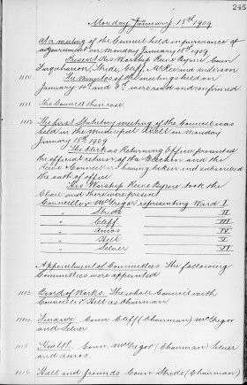 18-Jan-1909 Meeting Minutes pdf thumbnail