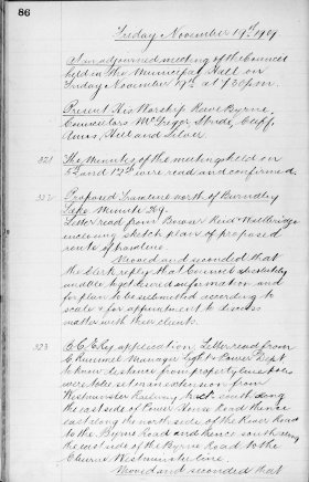 19-Nov-1909 Meeting Minutes pdf thumbnail