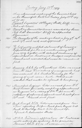 23-Jul-1909 Meeting Minutes pdf thumbnail