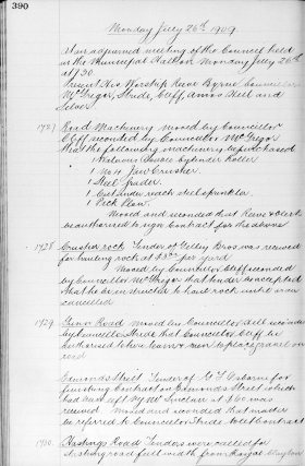 26-Jul-1909 Meeting Minutes pdf thumbnail