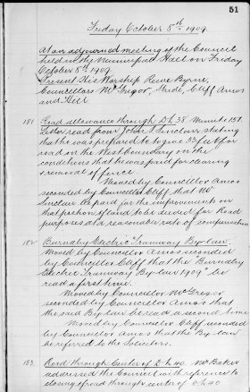 8-Oct-1909 Meeting Minutes pdf thumbnail