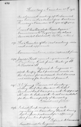 10-Nov-1910 Meeting Minutes pdf thumbnail