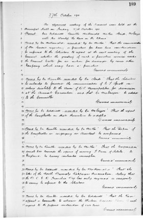27-Oct-1911 Meeting Minutes pdf thumbnail