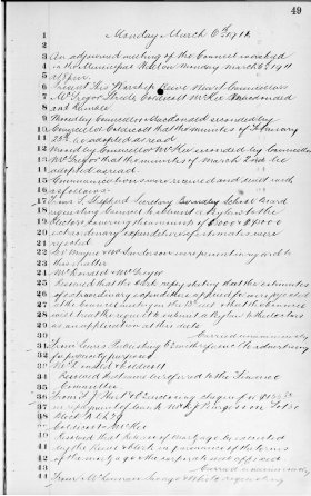 6-Mar-1911 Meeting Minutes pdf thumbnail