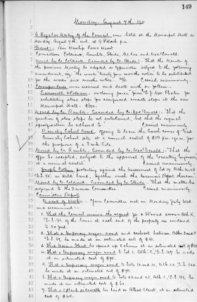7-Aug-1911 Meeting Minutes pdf thumbnail