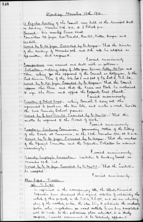 18-Nov-1912 Meeting Minutes pdf thumbnail