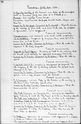 2-Jul-1912 Meeting Minutes pdf thumbnail
