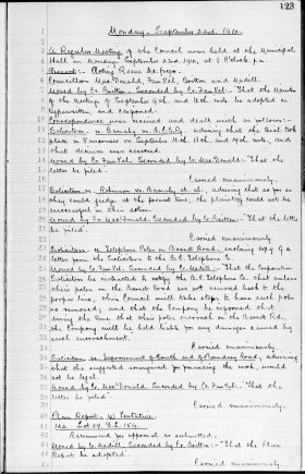 23-Sep-1912 Meeting Minutes pdf thumbnail