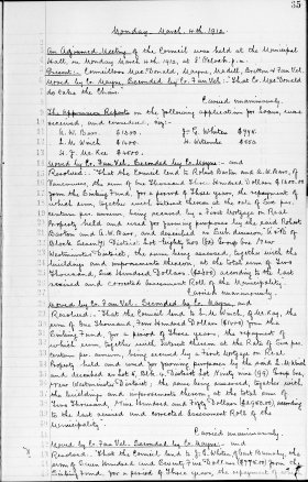 4-Mar-1912 Meeting Minutes pdf thumbnail