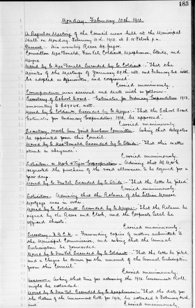 10-Feb-1913 Meeting Minutes pdf thumbnail