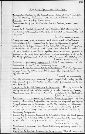 13-Jan-1913 Meeting Minutes pdf thumbnail