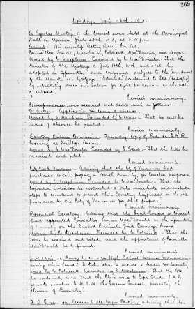 28-Jul-1913 Meeting Minutes pdf thumbnail