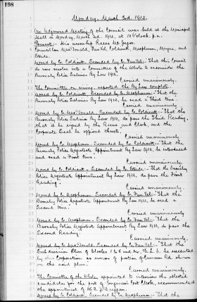 3-Mar-1913 Meeting Minutes pdf thumbnail