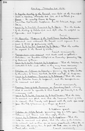 3-Nov-1913 Meeting Minutes pdf thumbnail