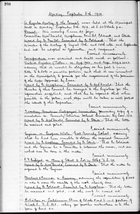 8-Sep-1913 Meeting Minutes pdf thumbnail