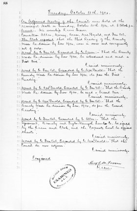 13-Oct-1914 Meeting Minutes pdf thumbnail