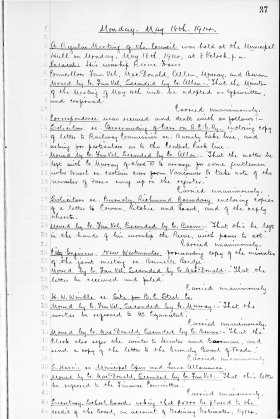 18-May-1914 Meeting Minutes pdf thumbnail