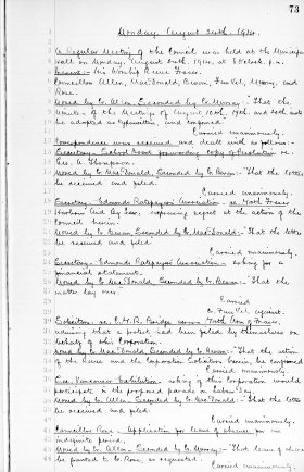 24-Aug-1914 Meeting Minutes pdf thumbnail