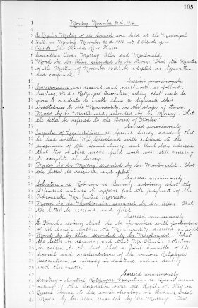 30-Nov-1914 Meeting Minutes pdf thumbnail