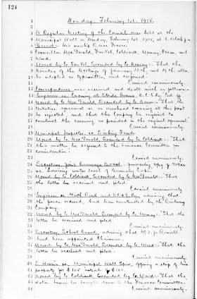 1-Feb-1915 Meeting Minutes pdf thumbnail