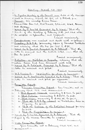 1-Mar-1915 Meeting Minutes pdf thumbnail