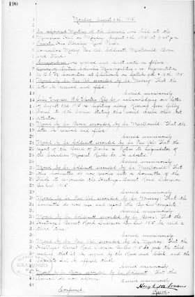 9-Aug-1915 Meeting Minutes pdf thumbnail