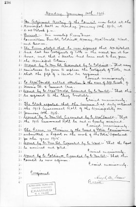 10-Jan-1916 Meeting Minutes pdf thumbnail