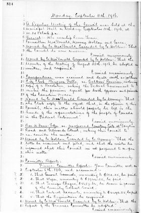 11-Sep-1916 Meeting Minutes pdf thumbnail