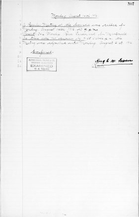 14-Aug-1916 Meeting Minutes pdf thumbnail