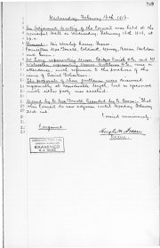 16-Feb-1916 Meeting Minutes pdf thumbnail