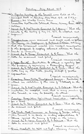 22-May-1916 Meeting Minutes pdf thumbnail