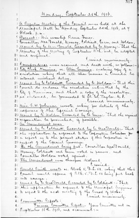 25-Sep-1916 Meeting Minutes pdf thumbnail