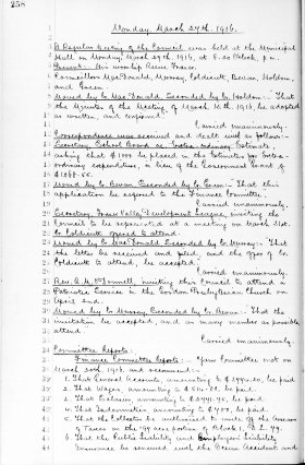 27-Mar-1916 Meeting Minutes pdf thumbnail