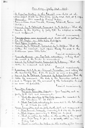 31-Jul-1916 Meeting Minutes pdf thumbnail