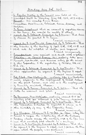 8-May-1916 Meeting Minutes pdf thumbnail